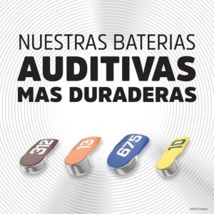Pilas para audífonos tipo 675